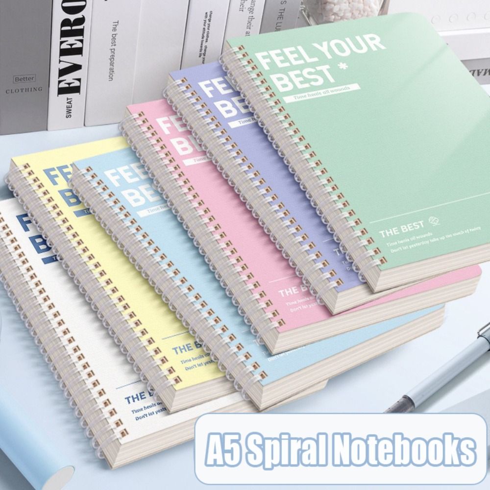 Graph Paper Pad - 60 Blatt/Buch, hochwertige A5-Spiralnotizbücher, perforierte Seiten,