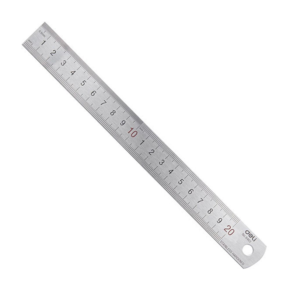 Stationery Office And School Supply Stores - Deli 20 cm gerades Lineal aus