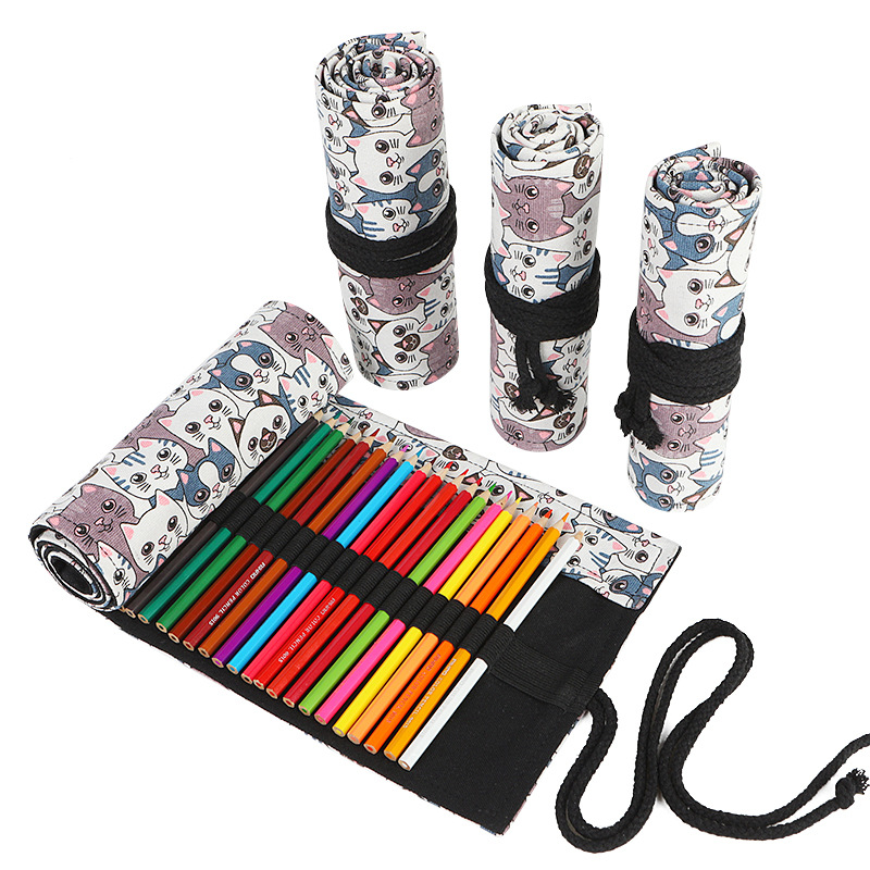 Pen Pouch Roll - 72 Slots Federmäppchen für die Schule,