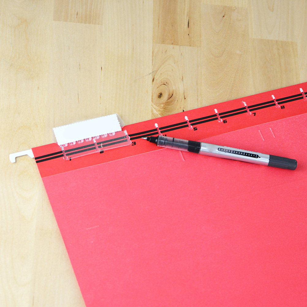File Folder Hanging - 14-teiliges Hängeregister-Set aus hochwertigem dickem Papier,