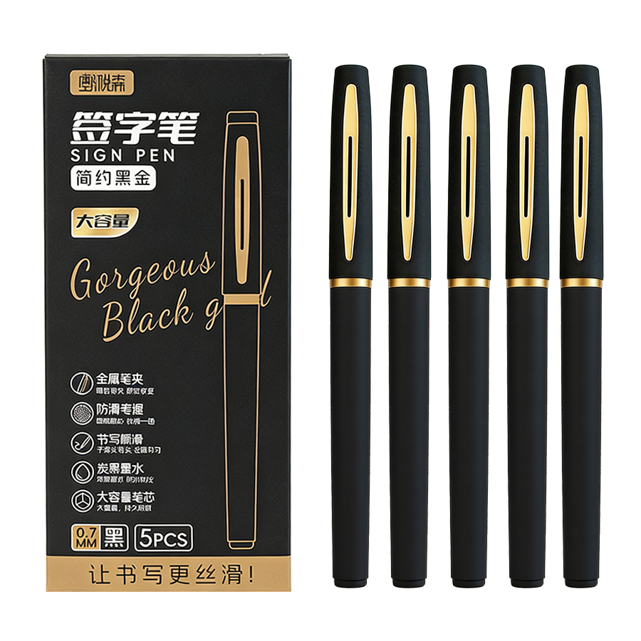 Stationery Supplies Business - 5 Teile/paket Große Kapazität Gel Stift