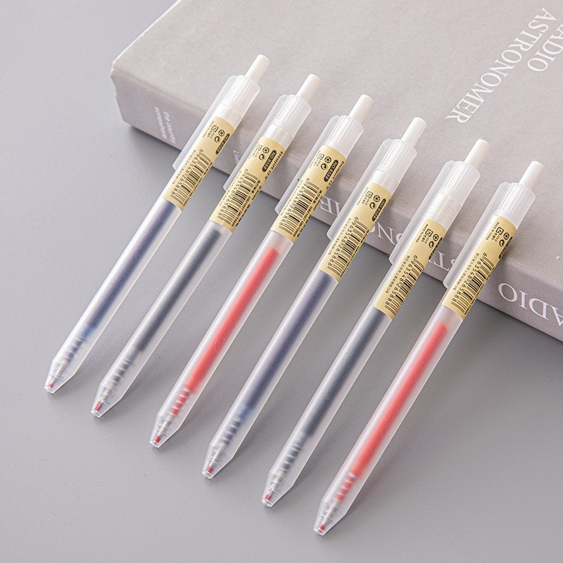 Stationery Supplies Business - 6/10Pcs 0,5mm Einziehbare Gel Stifte Set