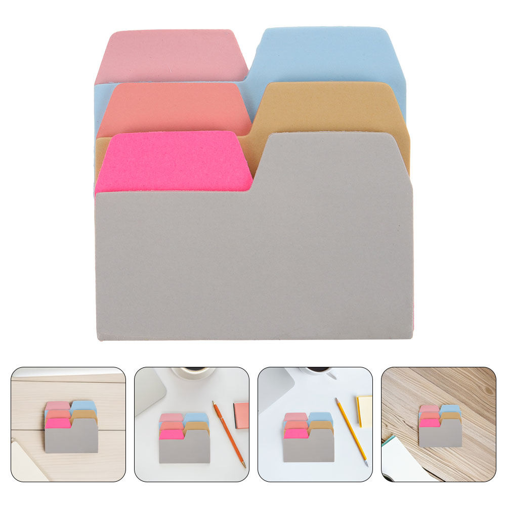 Index Tab Divider - 2 Stück Index-Klebeetiketten Bunte Trennblätter Beschreibbare,