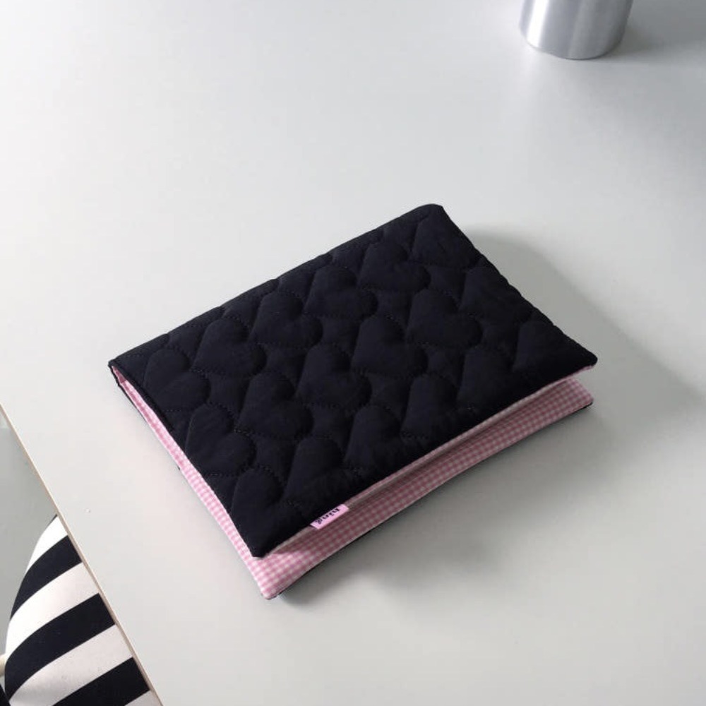 Notebook Dotted A5 - Ins Quilted Cotton A5 Buchhülle Dopamine