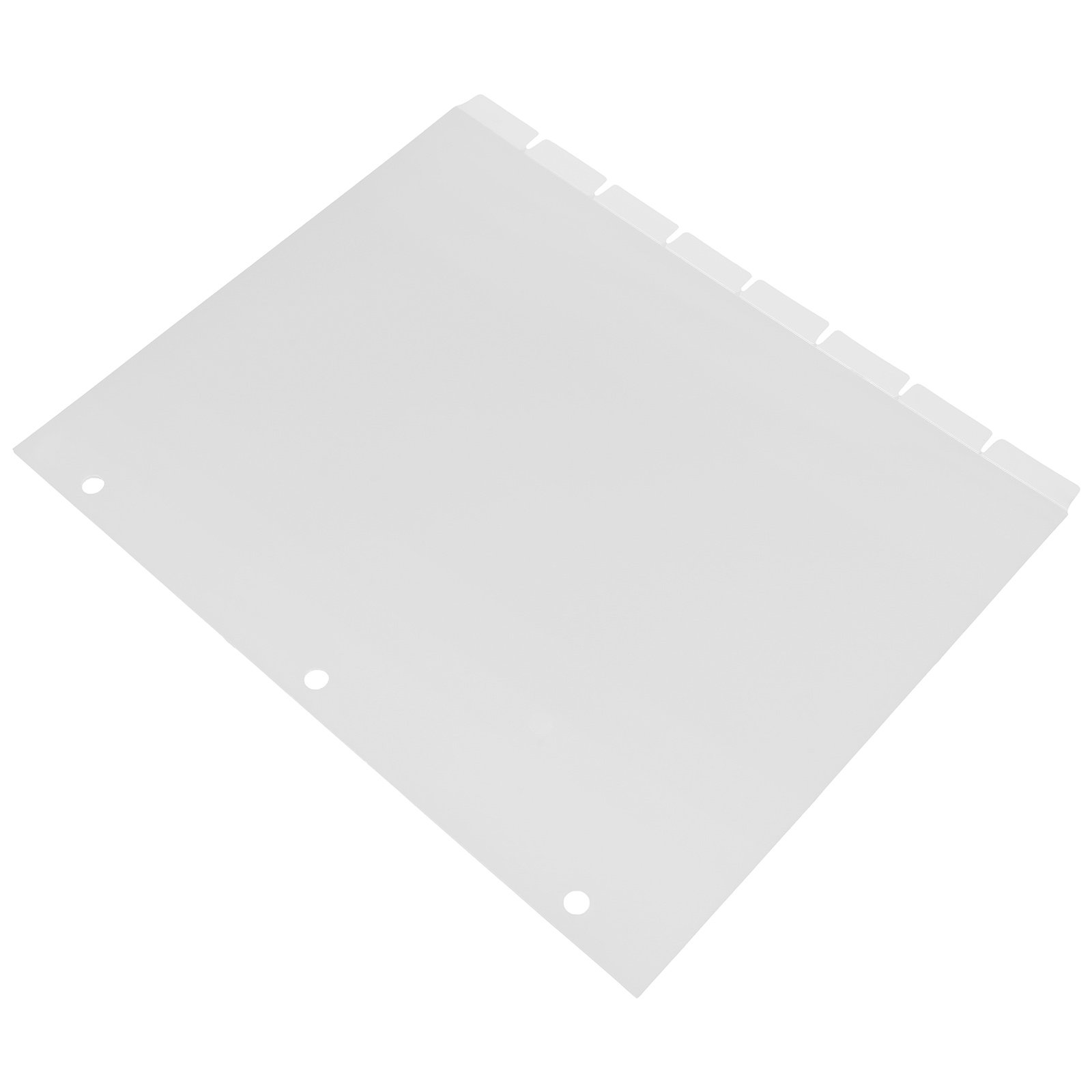 Index Tab Divider - 8 Blatt Register-Trennblätter aus PP-Kunststoff, sechslochig,