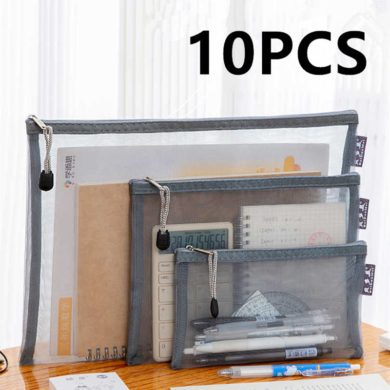 File Folder Hanging - 1/10 PCS Mesh Zipper Datei Tasche