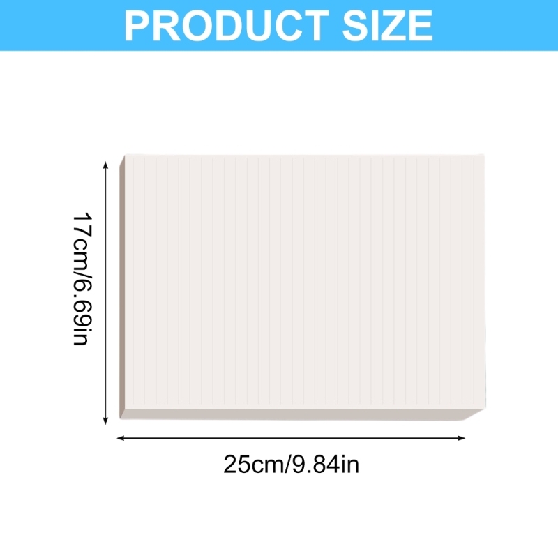 Graph Paper Pad - 3 Stück Millimeterpapier, Entwurfspapier, Schreibblock, Rasterpapier,