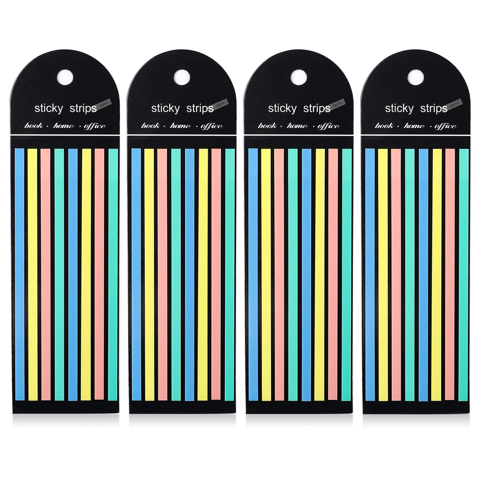 Index Tab Divider - Mehrfarbige Indexaufkleber mit langem Streifen, beschreibbare
