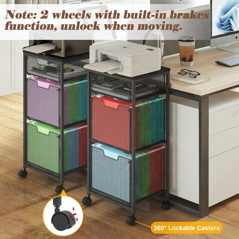 Mobiler Aktenschrank mit 3 Sch – File Folder Hanging Bewertung und Preis