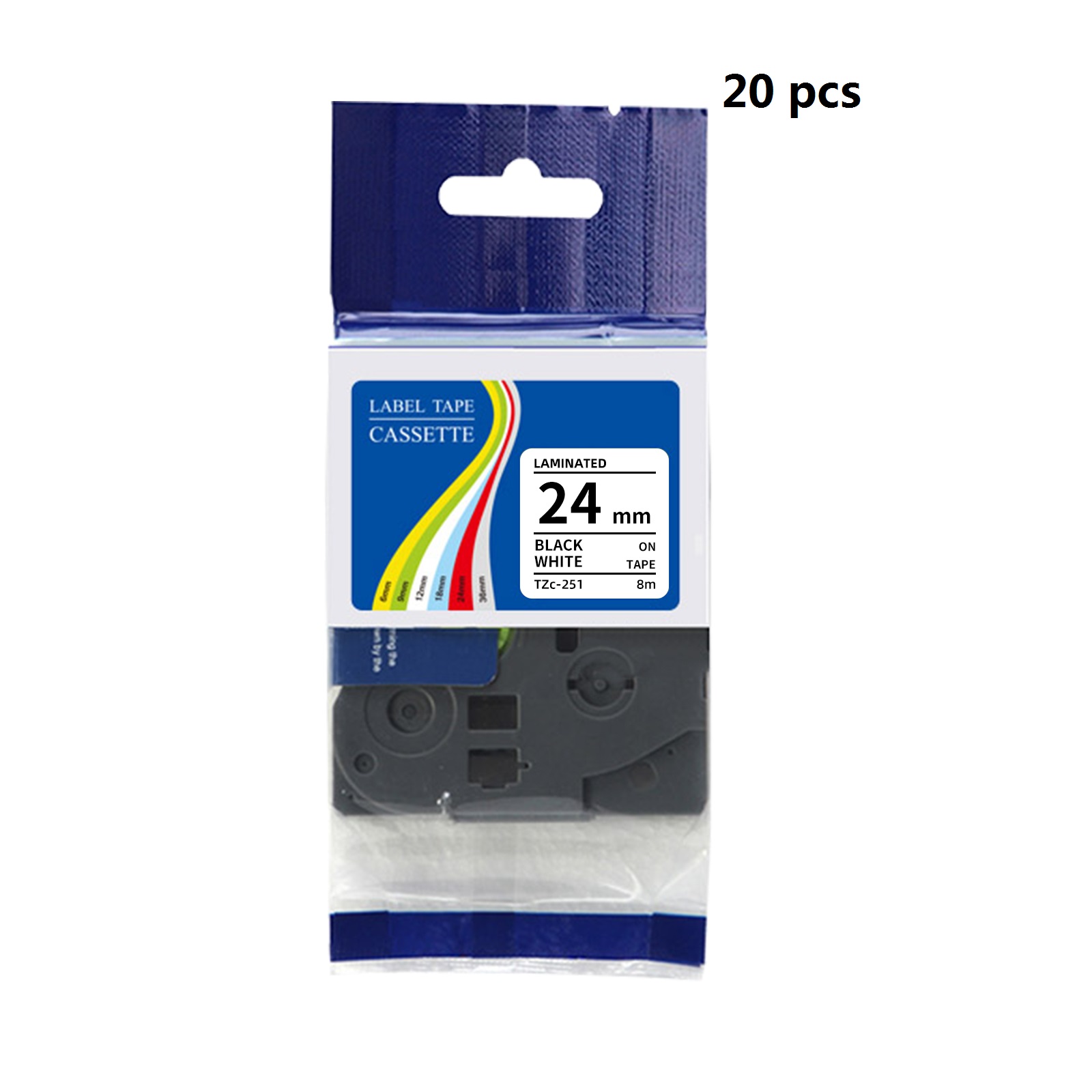 20er-Pack kompatibles Brother  – Label Printer Tape Bewertung und Preis