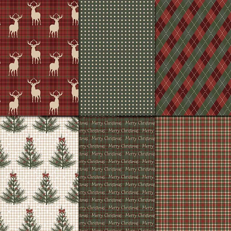 1Set Vintage Frohe Weihnachten – Graph Paper Pad Bewertung und Preis