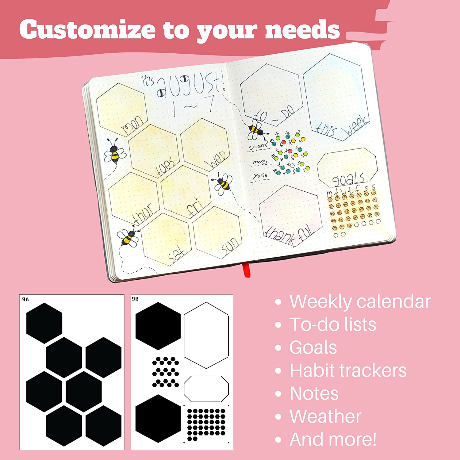 6 packung Reusable Kunststoff  – Notebook Dotted A5 Bewertung und Preis