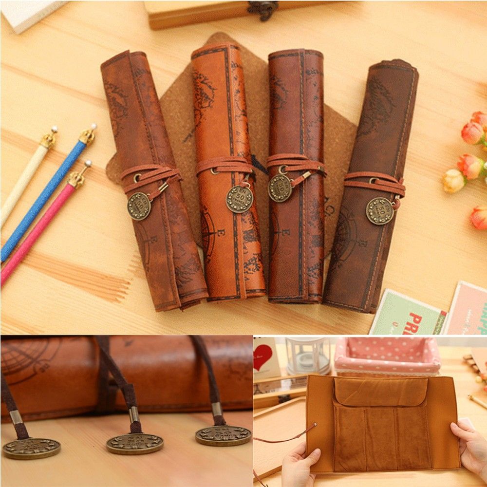 Modische Vintage Retro Stift-  – Pen Pouch Roll Bewertung und Preis