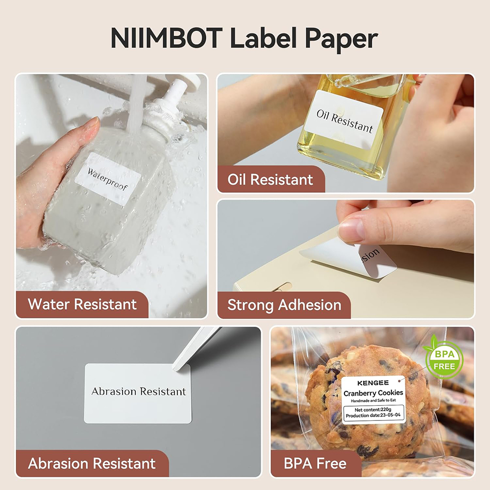 NIIMBOT Thermoetikett für B1 B – Label Printer Tape Bewertung und Preis