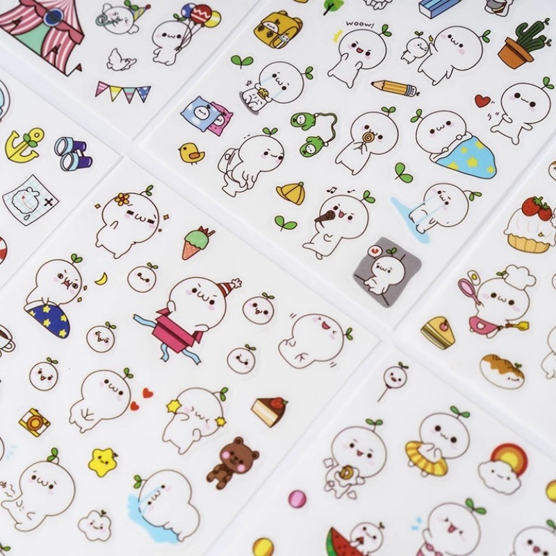6 Blatt/Packung Cartoon Katze  – Total Stationery & Office Supply Bewertung und Preis