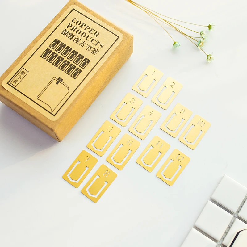 12 teile/los Vintage Kupfer Le – Stationery Office And School Supply Stores Bewertung und Preis