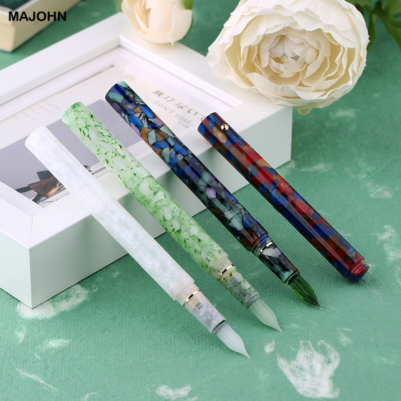 MAJOHN N8 Harz Glas Dip Stift  – Stationery Supplies Business Bewertung und Preis