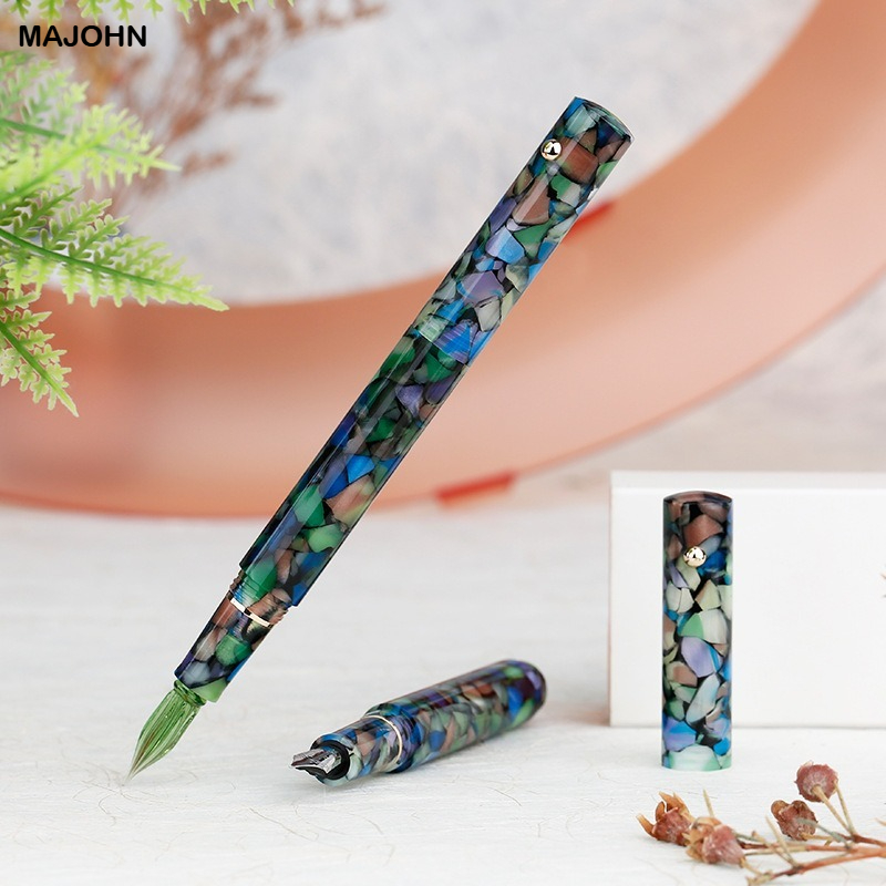 MAJOHN N8 Harz Glas Dip Stift  – Stationery Supplies Business Bewertung und Preis