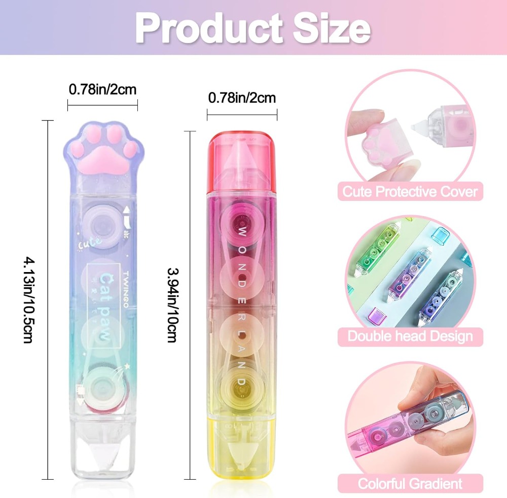 6 Stück Korrekturband, 2-in-1  – Correction Tape Roller Bewertung und Preis