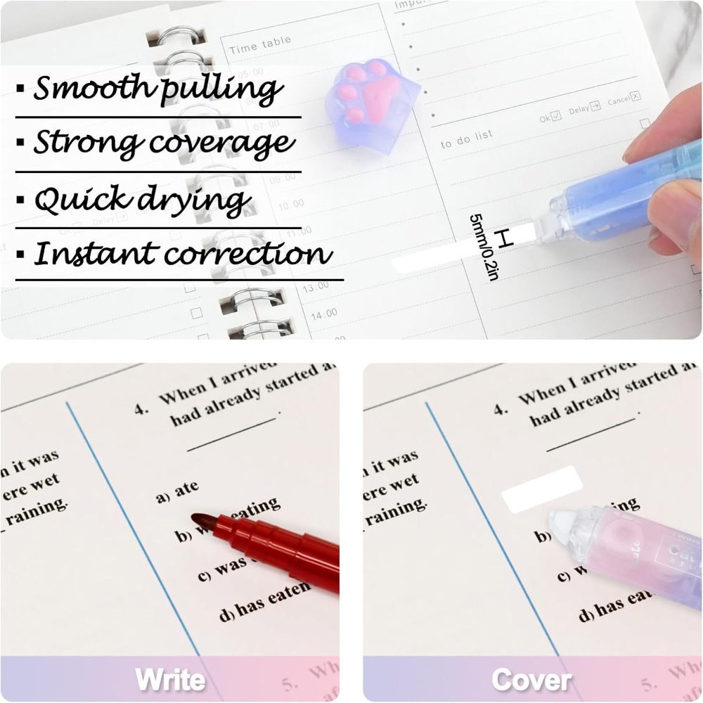 6 Stück Korrekturband, 2-in-1  – Correction Tape Roller Bewertung und Preis