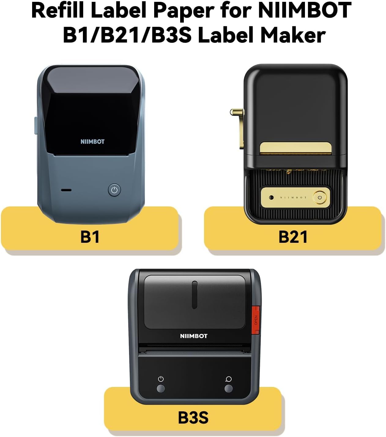 NiiMBOT B21 B1 B3S Runder Etik – Label Printer Tape Bewertung und Preis