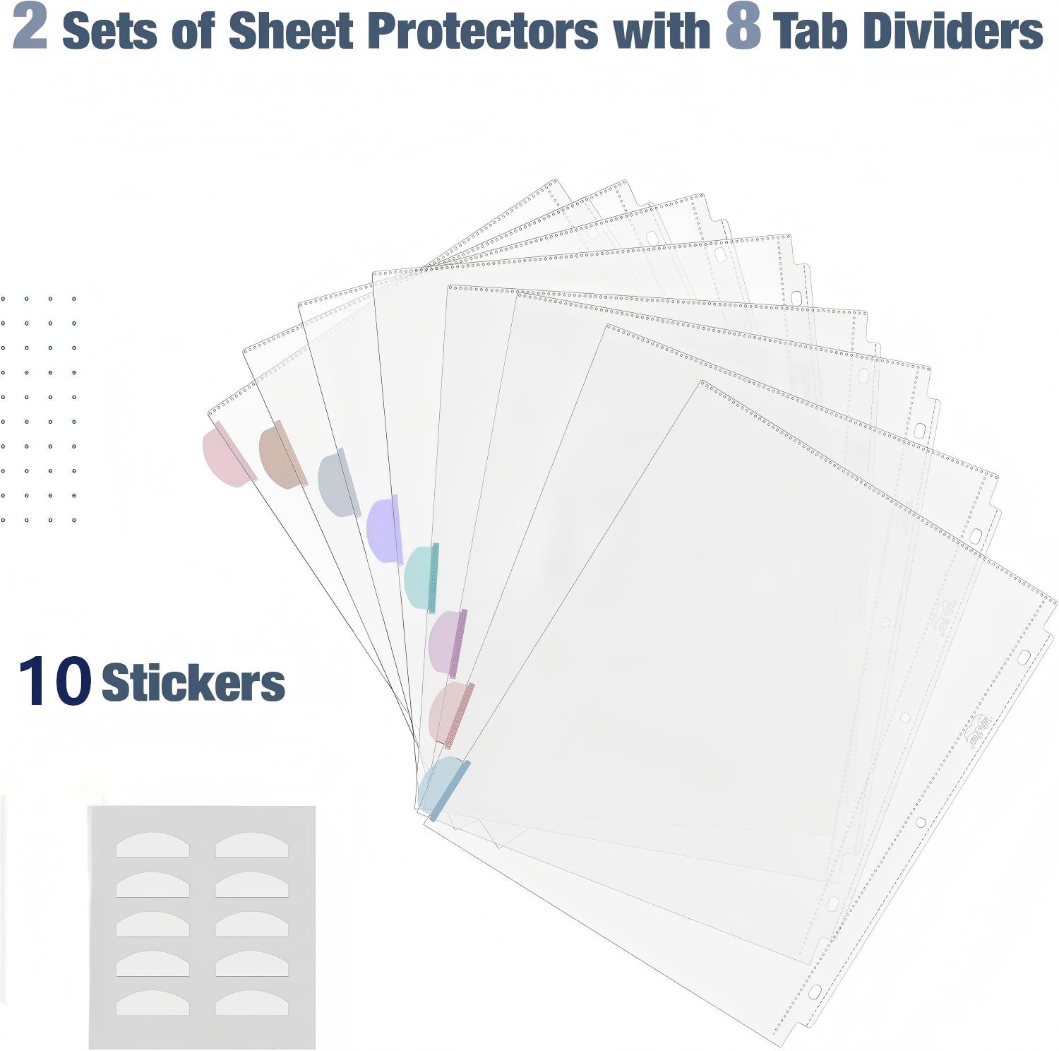 A4 Klarsichthüllen mit Registe – Index Tab Divider Bewertung und Preis