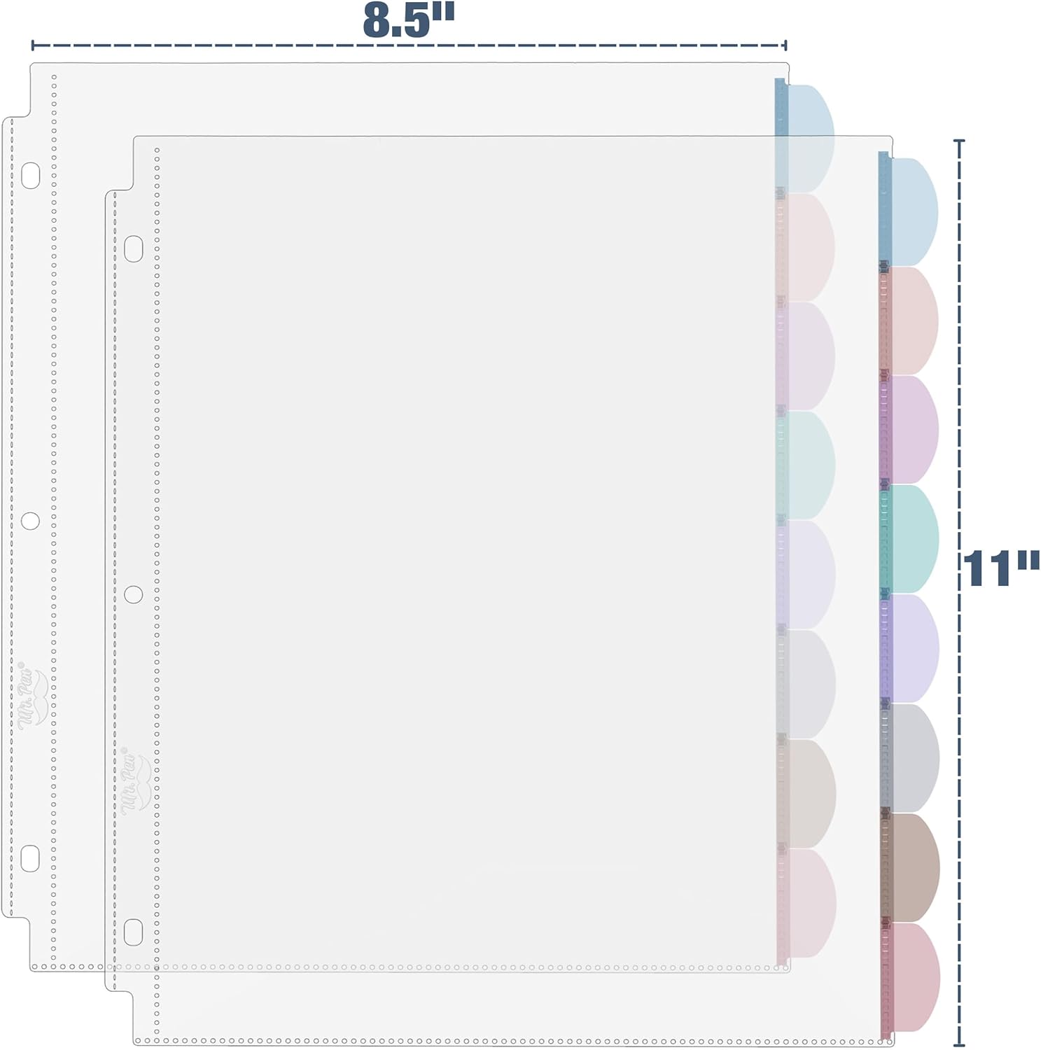 A4 Klarsichthüllen mit Registe – Index Tab Divider Bewertung und Preis