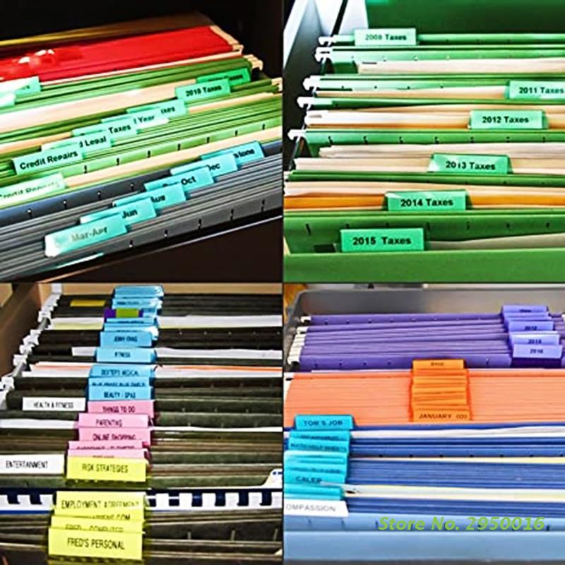 10Pcs Hängen Ordner Tabs Einse – File Folder Hanging Bewertung und Preis