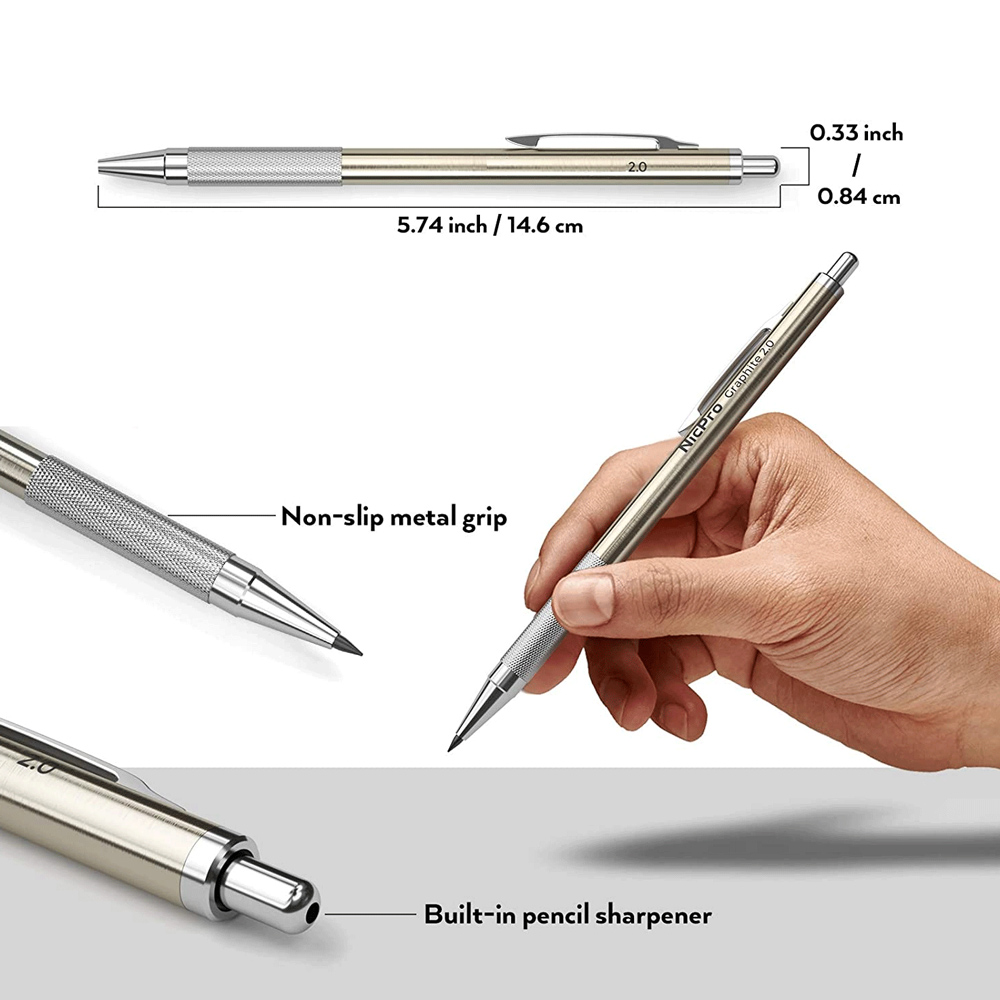 2,0 mm 2B Druckbleistifte, aut – Ideal Stationery & Office Supply Bewertung und Preis