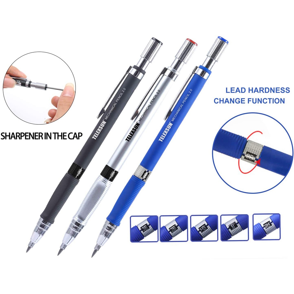 2,0 mm 2B Druckbleistifte, aut – Ideal Stationery & Office Supply Bewertung und Preis