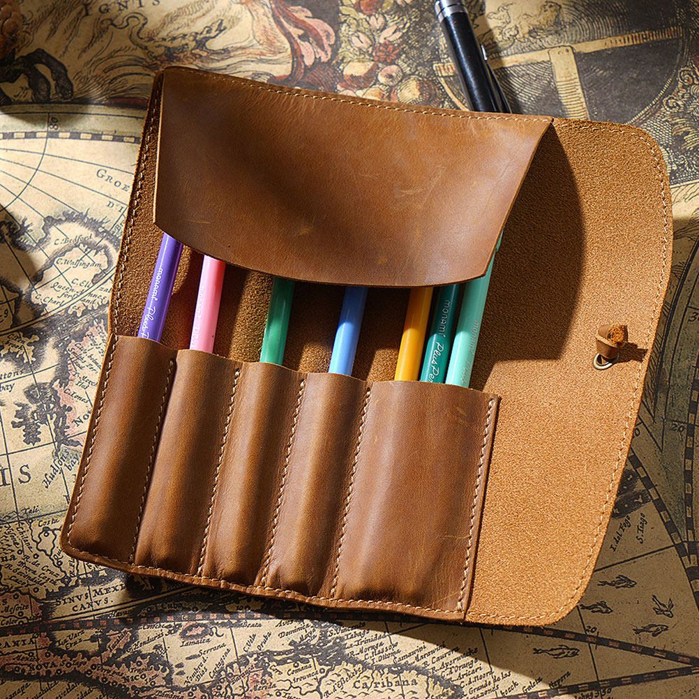 Vintage Handgefertigtes Stifte – Pen Pouch Roll Bewertung und Preis