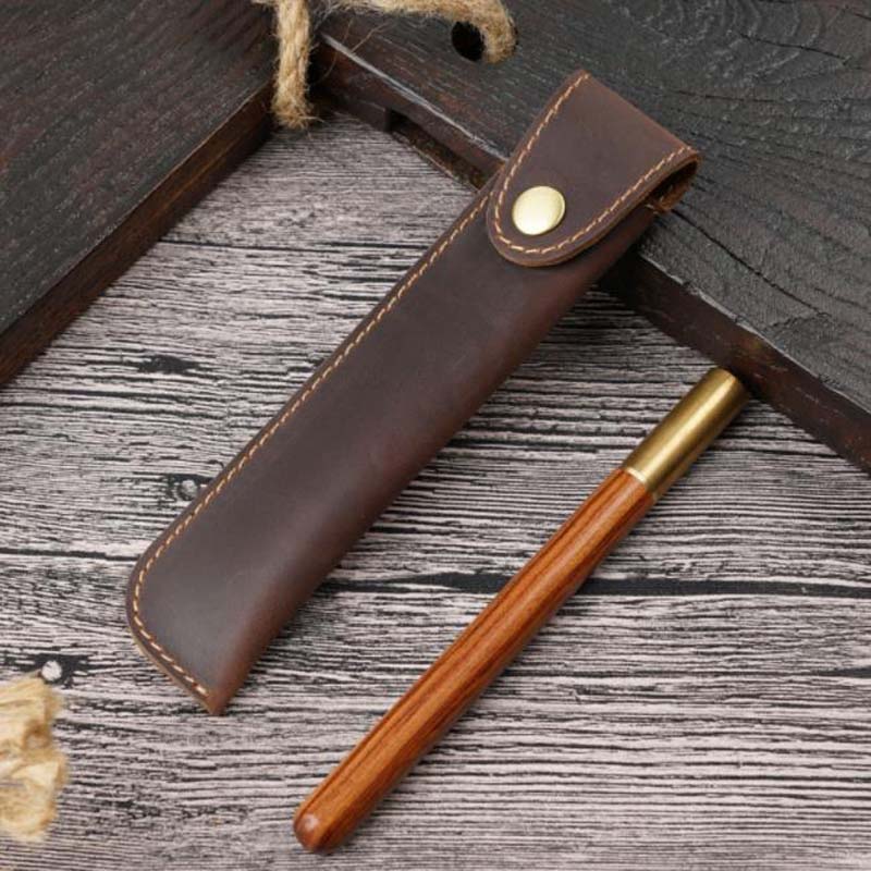 1pc Stift Tasche Leder Verpack – Stationery Supplies Business Bewertung und Preis