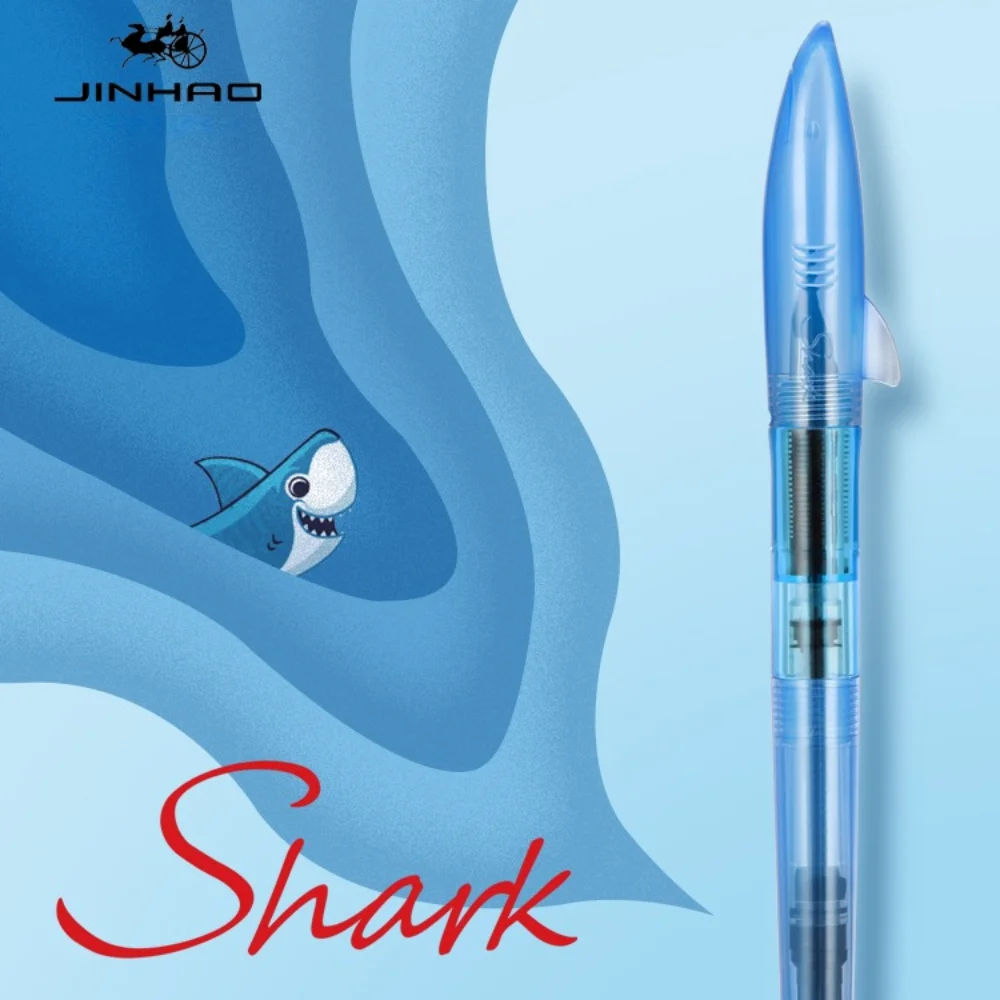 Jinhao Cute Shark Füllfederhal – Stationery Supplies Business Bewertung und Preis