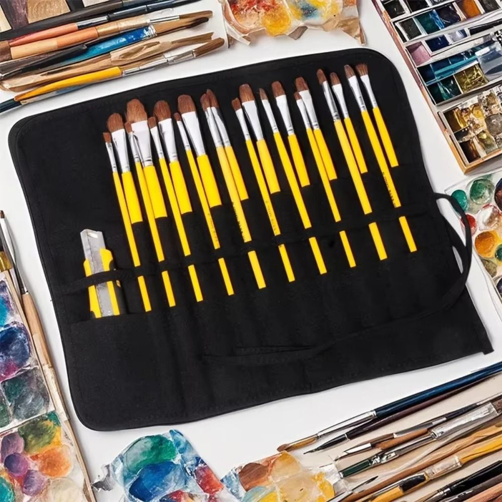 30-Fächer Malerpinsel-Aufbewah – Pen Pouch Roll Bewertung und Preis